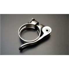GBZIJIE Saddle Clamp, Mountain Road Bicycle Quick Release Seat Post Clamp Holder Clip 31.8/34.9 mm