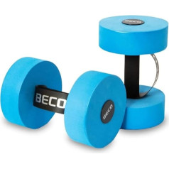 Beco Aqua Hantel Größe S | M | L Aqua Fitnessgerät Wassersport aus PE-Schaum, Large, C) Blau – Größe L