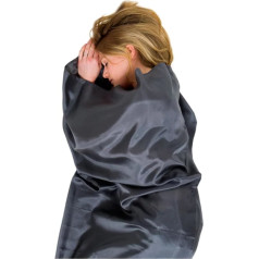 Lifeventure Silk Sleeping Bag Liner, Lightweight Travel and Camping Sheet for Use on Your Own or as an Extra Heat Dispenser for Sleeping Bag