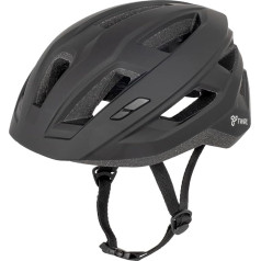 TWIRL City ONE Bicycle Helmet Black Modern Design with Rear Light Optimal Fit Thanks to Fit System, Helmet Padding, Ventilation, High Impact Resistance, Lightweight, High-Quality Plastic