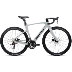 TiLLOw Carbon Fiber Bike for Men Women 24 Speed Bike Adult Bikes Cross Road Bikes Feng Break Drop Seat Lightweight Body 22lb