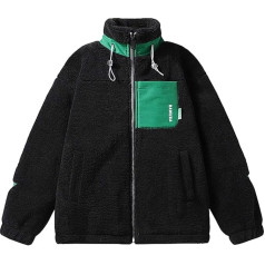 SRZYMJ Quilted Jacket Men's Winter Thick Transition Coat Winter Coat Parka Winter Transition Jacket Leisure Jacket Elegant Outdoor Jacket XL Functional Jacket Softshell Jacket Sweat Jacket Quilted