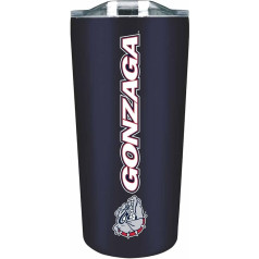 Campus Colors Stainless Steel Double Wall Vacuum Insulated Reusable Mug with Sliding Lid for Travel, Sports and Coffee, 18 oz/510 ml (Gonzaga Bulldogs-Blue)
