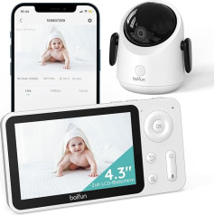 BOIFUN Baby Monitor with Camera 4.3 Inches