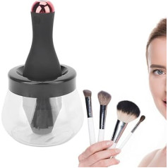 Make Up Brush Cleaner Dryer, Electric Makeup Brush Cleaner, Quick Drying, Rechargeable Automatic Brush Cleaner Spinner, Deep Cosmetic Brush Spinner, Makeup Brush Who