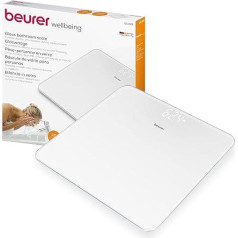 Beurer gs-225 – Glass Digital Weighing Scales, White