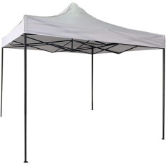 Gardenia 3 x 3 cm Folding Gazebo with Accordion White