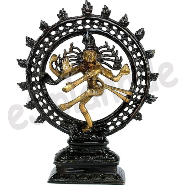 eSplanade Natraj Brass Statue Idol Sculpture Shiva Nataraj the Lord God of Dance Natrajan