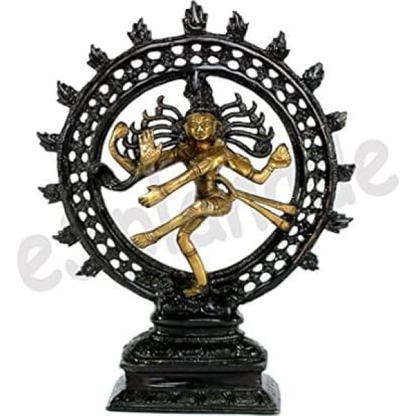 eSplanade Natraj Brass Statue Idol Sculpture Shiva Nataraj the Lord God of Dance Natrajan