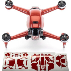 WRAPGRADE Skin Compatible with DJI FPV (Super Red)