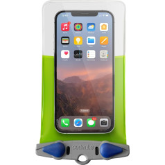 Aquapac waterproof phone case plus green