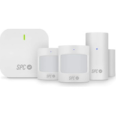 SPC Smart Sensor Set: Zigbee Sensor Set for Security - Home Convenience, 2 Motion Sensors, 1 Door/Window Sensor, Compatible with Amazon Alexa, Google Home