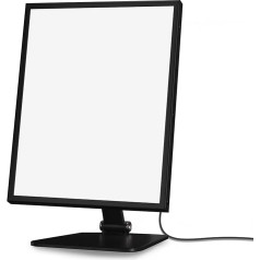 Trayvespace Daylight Lamp Light Therapy, 384 LED Table Tops Daylight Lamp 10000 Lux, Daylight Lamp Desk with 3 Light Colours & 6 Adjustable Brightness & 3 Timers for Lift Mood