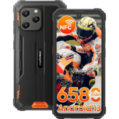 Blackview BV5300Pro Outdoor Mobile Phone Without Contract with Battery 6580 mAh, 12GB + 64GB/1TB SD Octa Core, 6.1 Inch Construction Site Mobile Phone, 13MP + 8MP, Outdoor Smartphone 4G Dual SIM,