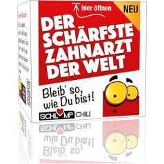 Schlump-Chili The sharpest dentist in the world – a funny gift set for dentists e.g. for birthdays, Christmas, Easter, Father's Day, Valentine's Day