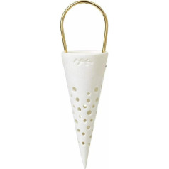 Kähler Nobili Christmas Pointer Bag Height 15.5 cm Collector's Object White
