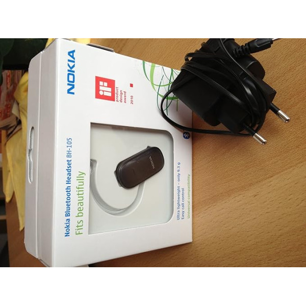 Nokia BH-105 Bluetooth Headset mit Ladegerät AC-3E