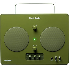 Tivoli Audio Songbook, Premium Bluetooth Sound System with 1/4 Inch Auxiliary Input and Built-in Preamp (Green)