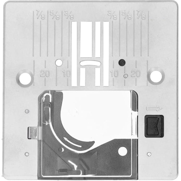 Pssopp Straight Stitch Stitch Plate Iron Household Sewing Machine Stitch Board Replacement Sewing Stitch Plate Fittings H20A