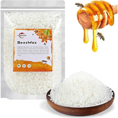 Vabneer Beeswax, 100% pure beeswax pastilles, suitable for natural cosmetics and candle making