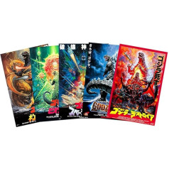 PosterOffice Godzilla (Gojira) Movie Poster 11 x 17 Inch Guaranteed Certified Prints with Holographic Numbering for Authenticity - Pack of 5 Each Poster is 11 x 17 Inches
