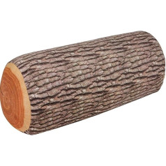 YUEMING Cushion Creative Natural Wood Design Log Soft Chair Cushion Gift Home Sofa Bolster Tree Trunk Foam Decorative Optical Illusion Perfect for Travel