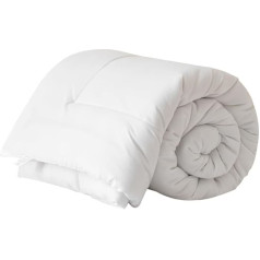 Good Nite Winter Duvet 155 x 220 cm 460 gsm Warm Duvet for Winter Bedding Quilt Duvet with Polyester Filling Microfibre Sleeping Blanket White 155 x 220 cm