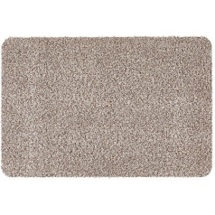 andiamo Samson Doormat - Dirt Trapper Mat Made of Cotton for the House Entrance - Can be Used as Doormat Indoor Doormat in Covered Outdoor Areas 60 x 100 cm + 67 x 180 cm Light Beige