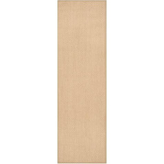 SAFAVIEH Natural Fibre Collection Rug for Living Room, Dining Room, Bedroom, Short Pile, Natural, 76 x 122 cm