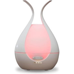 Zen'Arôme Diffuser for Hera Essential Oil - Ultrasonic Cold Air Diffuser Aromatherapy - Electric Humidifier Diffuser - Adjustable LED Lighting - Modern Design - Quiet & Compact