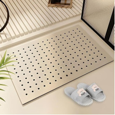 Non-Slip and Highly Absorbent Bath Mat, Non-Slip, Super Absorbent, Shower Mat, Super Absorbent, Soft and Dequem, for Bathroom, Kitchen, Bedroom, Living Room