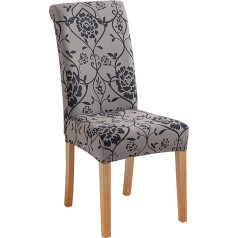 Meigeh Chair Covers, Chair Covers, Dining Room Chair, Stretch Chair Cover for Dining Room, Chair Covers, Pack of 6