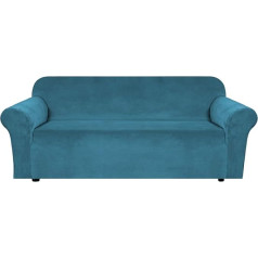 BellaHills Velvet Sofa Slipcover, Thick Plush Furniture Cover, Deluxe Lounge Chair Cover, Stretch Sofa Cover, Protector for Recliners