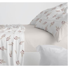 Burrito Blanco 532 cm Bed Duvet Cover Set (+ Sizes Available) 50% Polyester 50% Cotton 532 cm Beige (135 x 190/200 cm)