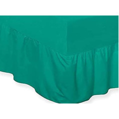 Indus Textiles Percale Valance Sheet Single Teal