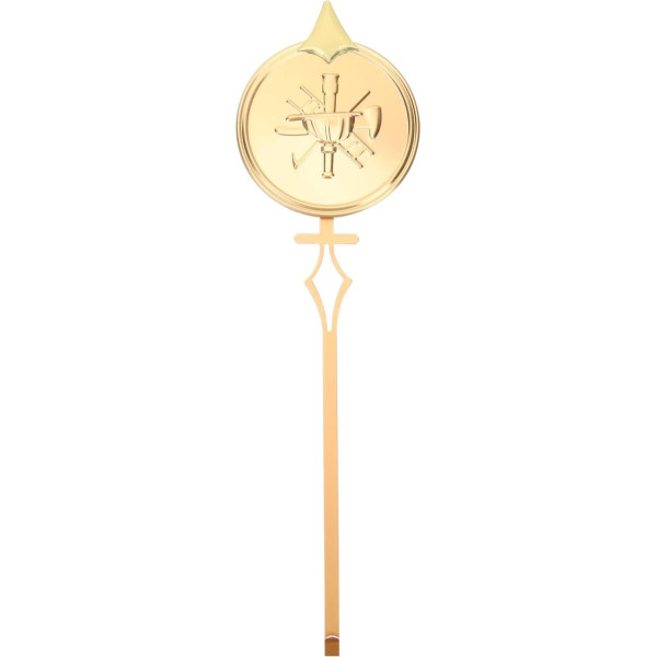 Homoyoyo Gold Wall Clock Replacement Pendulum Long Clock Pendulum Replacement for Pendulum Movement Quartz Wall Clock Repair Parts Accessories (Pointed Head Style)