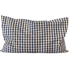 Organic Lavender Pillow 30 x 20 cm Organic Cover Blue / White + Organic Lining Natural / Scented Pillow Herb Cushion