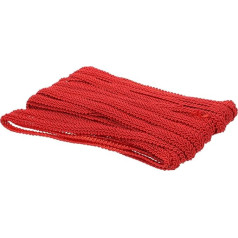 CORHAD 1 Roll Wavy Lace Decorative Lace Fringe Lace Ribbons for Crafts Sewing Crafts Embellishments for Dresses Macrame Curtains for Home White Polyester Red