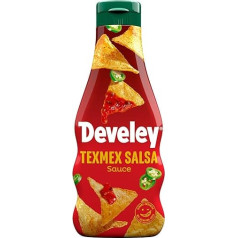Develey TexMex Salsa Sauce - 1 x 250ml - Hot Fruity with Jalapeño Chili