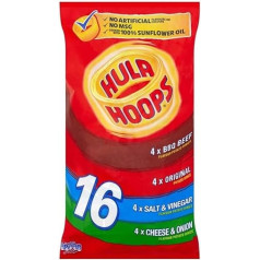 KP Hula Hoops Variety (16x24g) - Packung mit 6