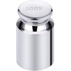 Weddecor 500g Scale Calibration Weight with Chrome Plating - Precision Accuracy of Digital Scale Balance, Pocket, Jewelry, Kitchen Scale, Science Lab (Single)