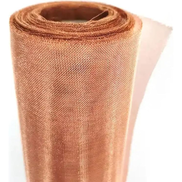 HSF Copper Braid, Antistatic Hardware Cloth for Filtering Impurities and Interferences Brass Wire Mesh Woven Sheet (Color : 350mesh, Size : 1x1m)