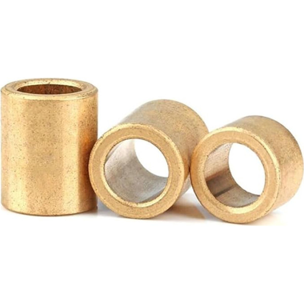 ALMLNLL Brass Bushing Inner Diameter 20 mm 22 mm 25 mm Copper Bushing Oil Bearing Metallurgy Oil Socket Copper Bushing (25 x 32 x 25 mm, 1 Piece)