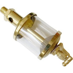 1/8 Inch Male Thread Needle Valve Type Oil Cup Machine Tool Lathe Mill Sight Gravity Drip Feed Oiler Lubricator 16/50/100/200 ml EKFBQBGW (100 ml)