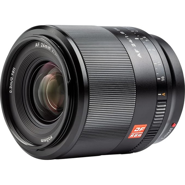 VILTROX 24 mm F1.8 FE STM Auto Focus Full Frame Ultra Wide Angle Lens for Sony E-Mount Mirrorless Camera A7III A7RIV A7III A7 A9 A6600 A6400 Black