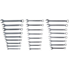 KS Tools 5170099 Classic Combination Spanner Set 25 Piece Offset 6 – 27 mm