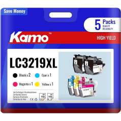 kamo LC 3219XL Multipack Cartridges Compatible with Brother LC3219 LC3217 XL Ink Cartridge for Brother MFC-J5330DW MFC-J5335DW MFC-J5730DW MFC-J5930DW MFC-J6530DW MFC-J6930DW MFC-J6935DW