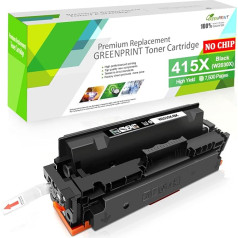 [No chip, with tools] Compatible Toner Cartridge W2030X 415X (W2030A 415A) Black High Yield 7500 Pages for M454dn M454dw M479fdn M479fdw M479dw M479fnw Packaging May Vary