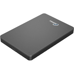 Sonnics 320GB USB 3.1 Type C External Portable Hard Drives for Windows PC, Mac, Smart TV, Xbox ONE/Series X & PS4/PS5, Grey
