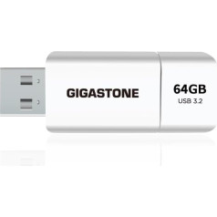 Gigastone Z60 64GB USB 3.2 Gen1 Flash Drive, Ultra High Speed Pen Drive, Capless Retractable Design Thumb Drive, USB 2.0 / USB 3.0 / USB 3.1 Interface Compatible